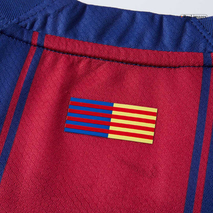 F.DE JONG #21 Barcelona Home Soccer Jersey 2025/26 Red&Blue