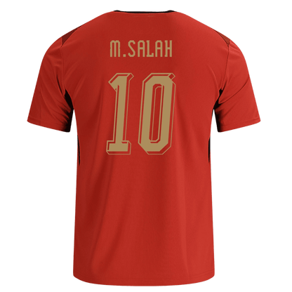 M.SALAH #10 Egypt Home Soccer Jersey World Cup 2026 Red