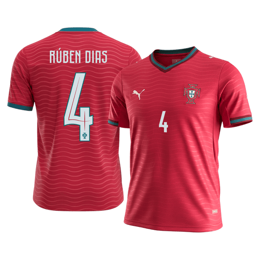RÚBEN DIAS #4 Portugal Home Soccer Jersey 2026