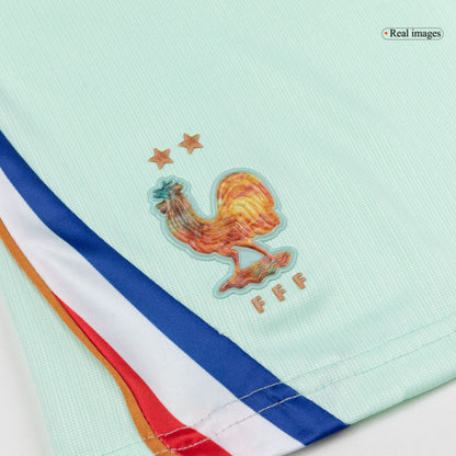 Kid's France Away Soccer Jersey Kit(Jersey+Shorts) World Cup 2026 White