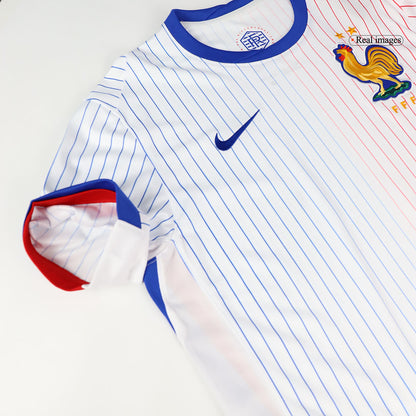 Authentic MBAPPE #10 France Away Soccer Jersey Euro 2024