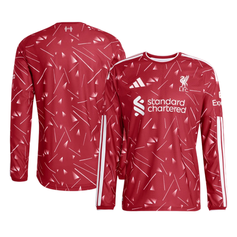 Player Version Liverpool Home Long Sleeve Soccer Jersey 2026/27 Red