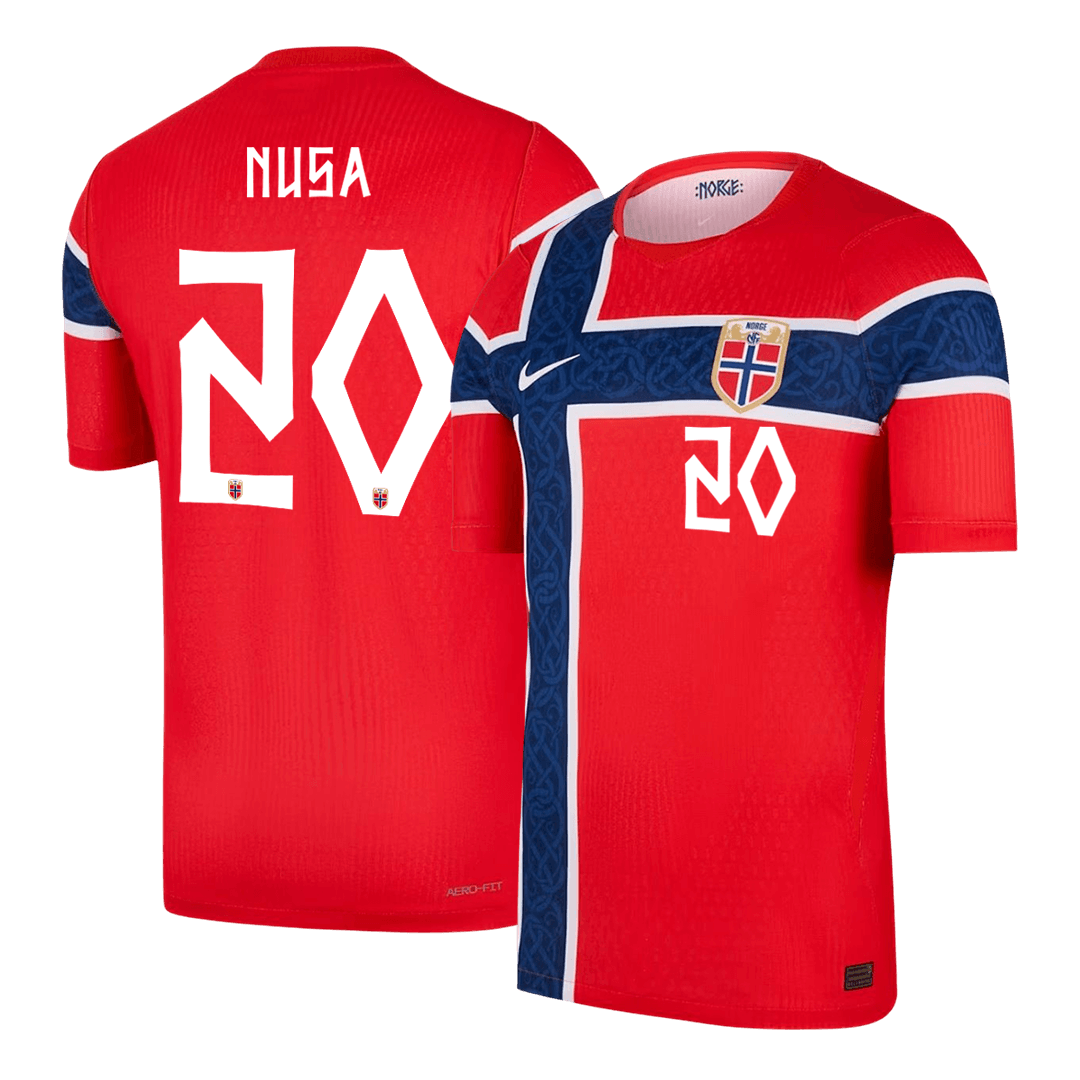 Player Version NUSA #20 Norway Home Soccer Jersey 2026