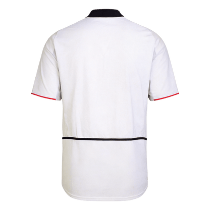 Men Retro Fan Version 02/03 Manchester United Away Soccer Jersey White