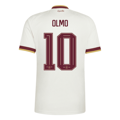 OLMO #10 Spain Champion Edition Away Soccer Jersey World Cup 2026 White