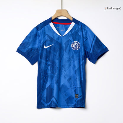 Kid's Chelsea Home Soccer Jersey Kit(Jersey+Shorts+Socks) 2025/26 Blue