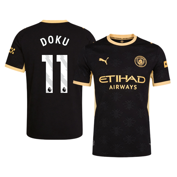 Authentic DOKU #11 Manchester City Away Soccer Jersey 2026/27