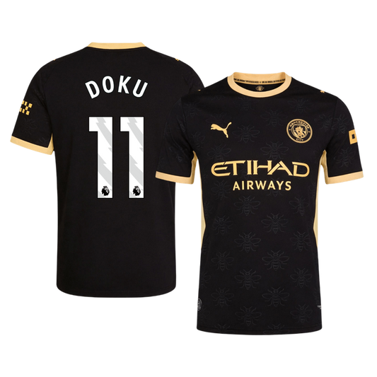Authentic DOKU #11 Manchester City Away Soccer Jersey 2026/27