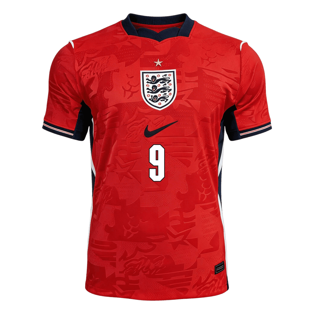 KANE #9 England Away Soccer Jersey World Cup 2026 Red
