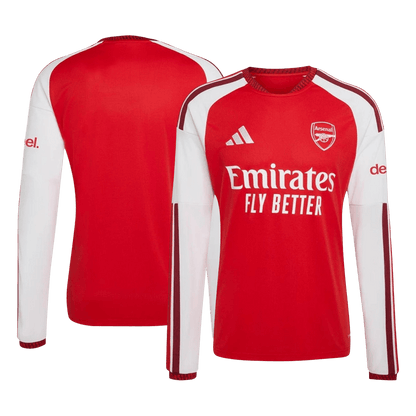 Arsenal Home Long Sleeve Soccer Jersey 2026/27 Red