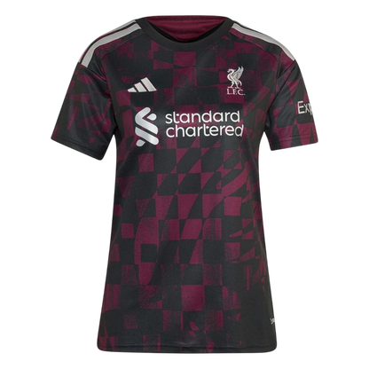 Women's Liverpool Third Soccer Jersey 2026/27 Red&Black