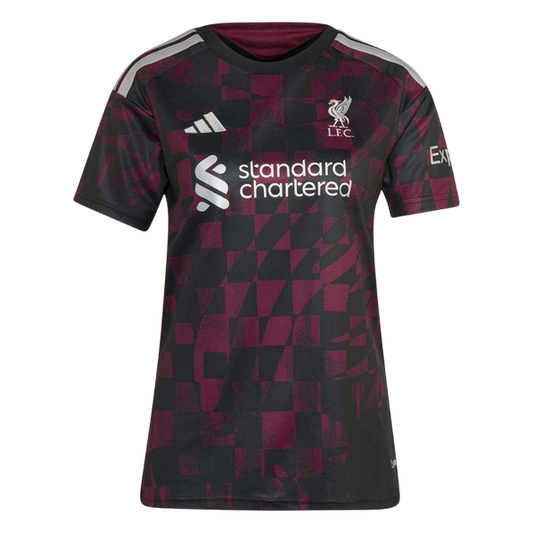 Women's Liverpool Third Soccer Jersey 2026/27 Red&Black