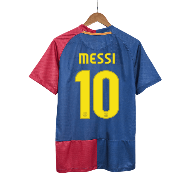 Retro MESSI #10 2008/09 Barcelona Home Football Shirt - UCL