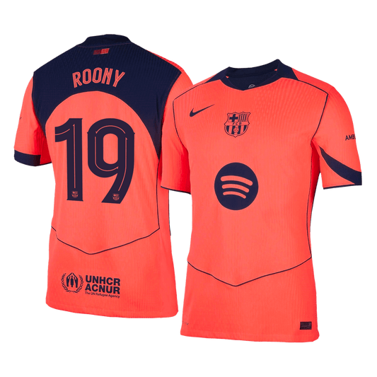 Authentic ROONY #19 Barcelona Third Away Soccer Jersey 2025/26