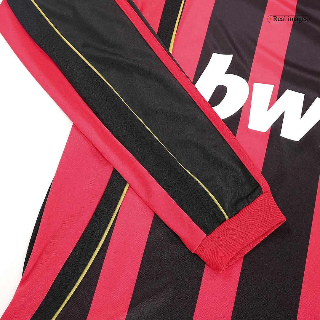Retro 2006/07 AC Milan Home Long Sleeve Soccer Jersey