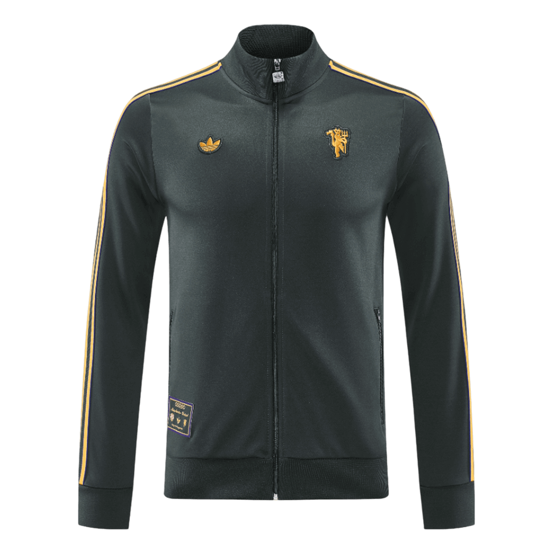 25/26 Manchester United Training Jacket Black