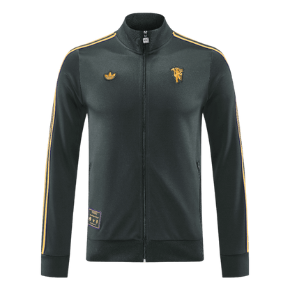 25/26 Manchester United Training Jacket Black