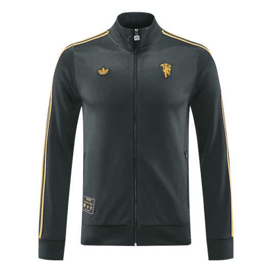 25/26 Manchester United Training Jacket Black