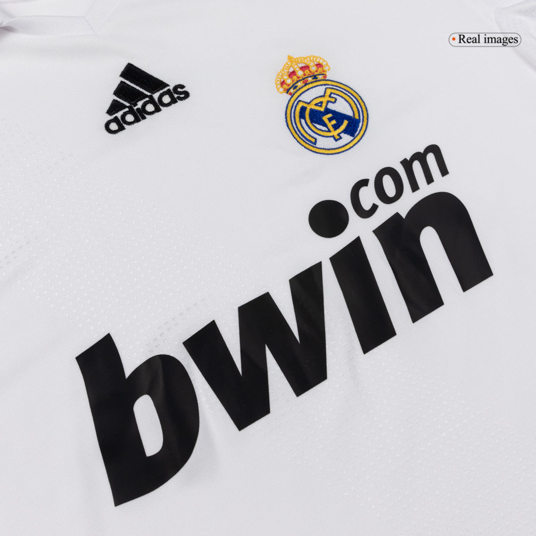 Retro 08/09 Real Madrid Home Soccer Jersey White