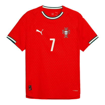 RONALDO #7 Authentic Portugal Home Soccer Jersey 2025 Red