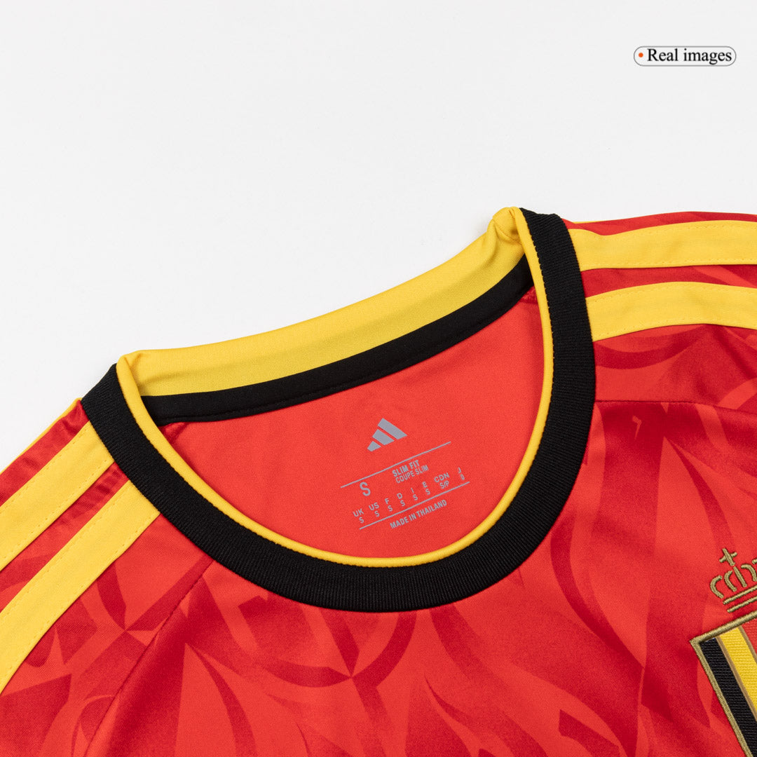 LUKAKU #9 Belgium Home Soccer Jersey World Cup 2026 Red