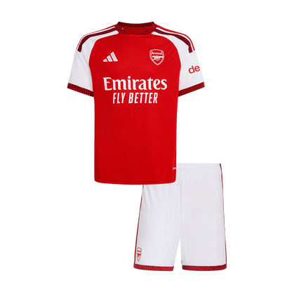 CHAMPIONS #26 Kids Arsenal Home Soccer Jersey Kit (Jersey+Shorts) 2026/27 Red