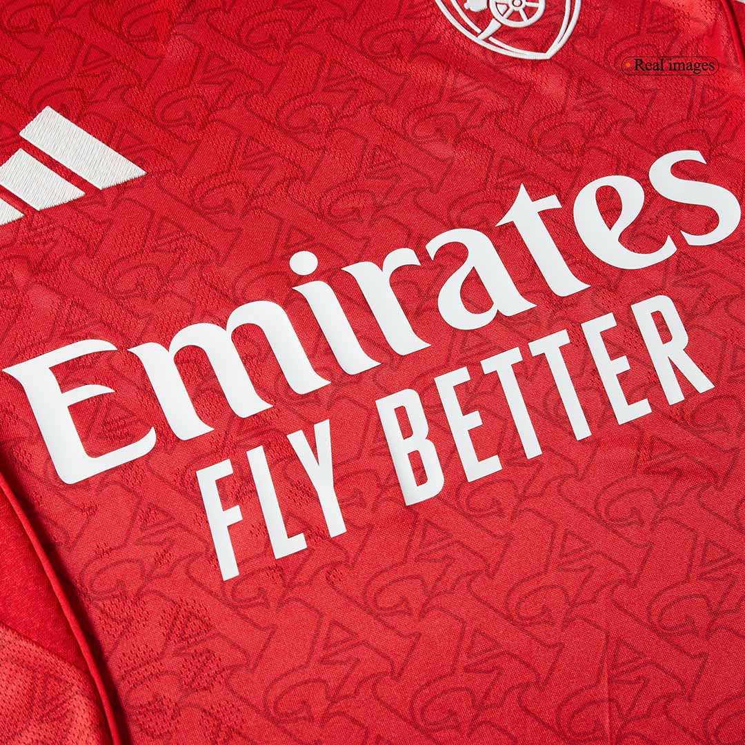 Authentic GYÖKERES #14 Arsenal Home Soccer Jersey 2025/26 Red