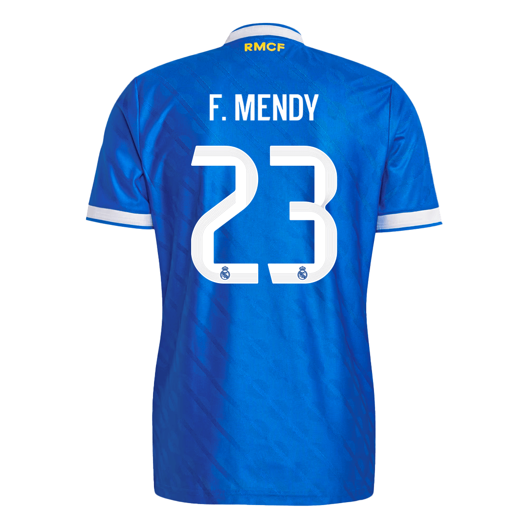 Authentic F. MENDY #23 Real Madrid Third Away Soccer Jersey 2025/26