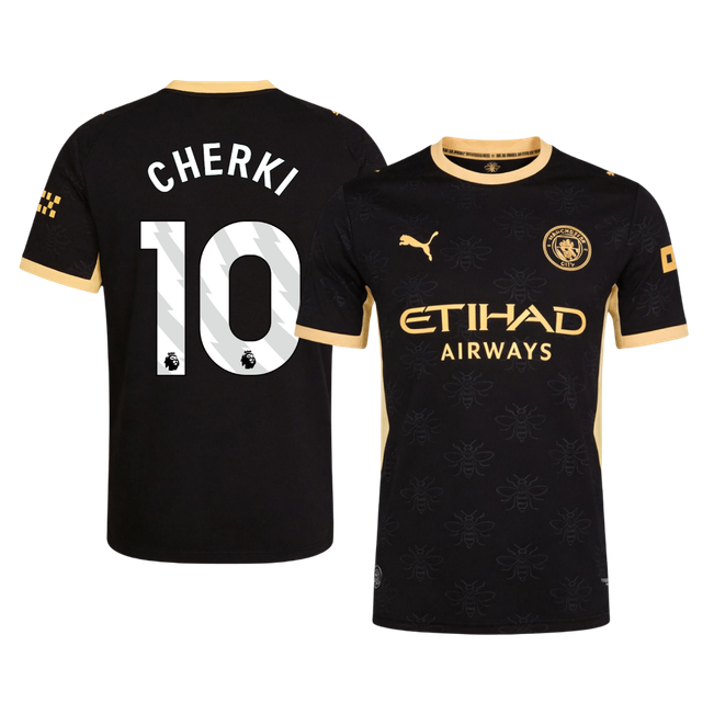 Authentic CHERKI #10 Manchester City Away Soccer Jersey 2026/27