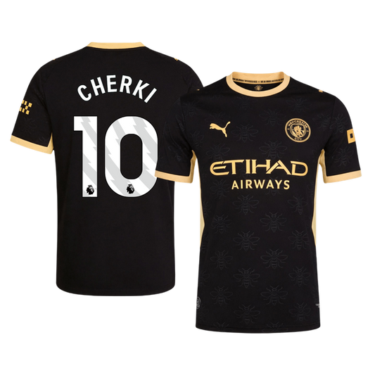Authentic CHERKI #10 Manchester City Away Soccer Jersey 2026/27