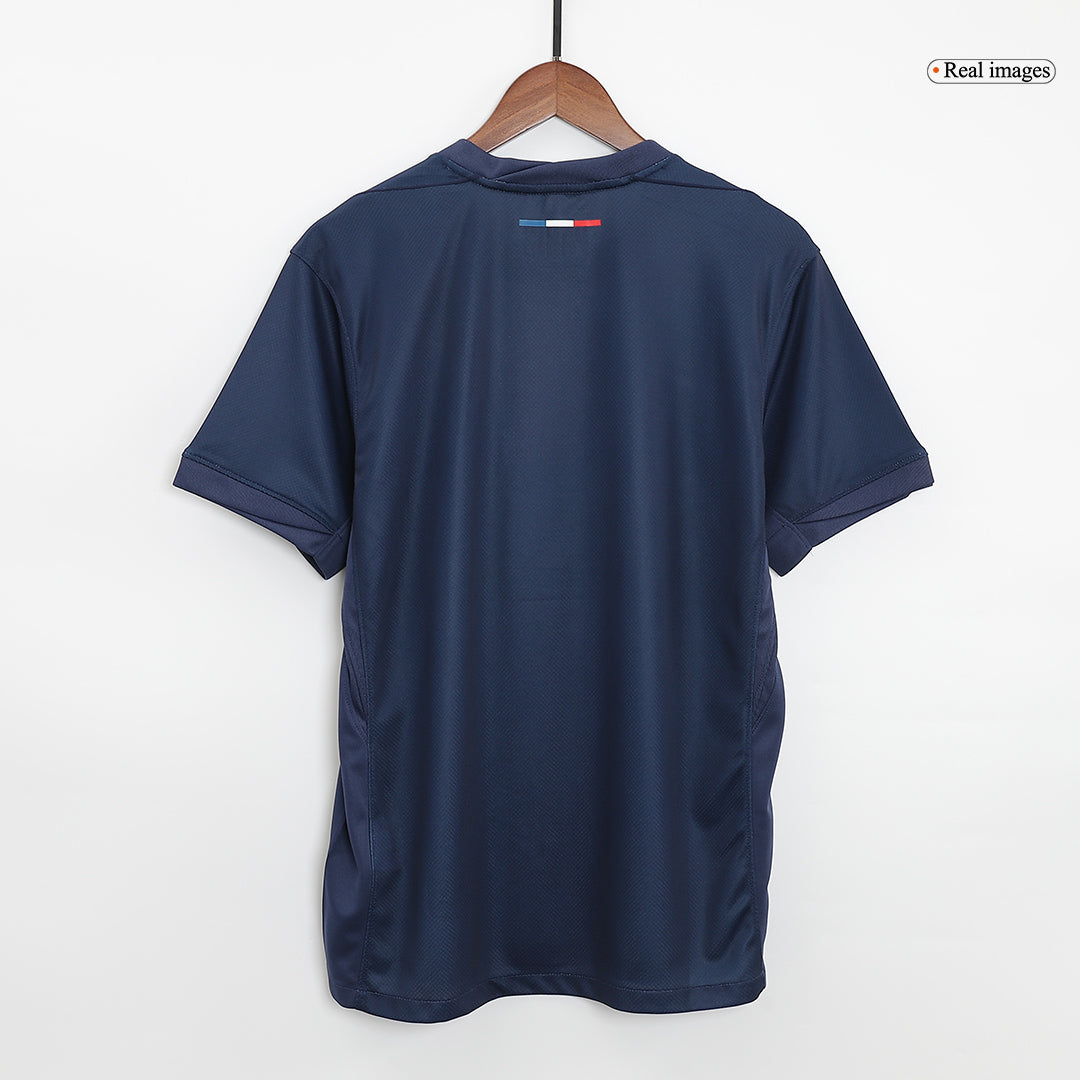 O.DEMBÉLÉ #10 PSG Home Soccer Jersey 2024/25 Navy - UCL