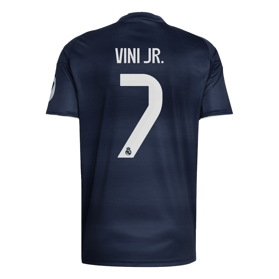 VINI JR. #7 Real Madrid Away Soccer Jersey 2025/26 Navy