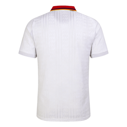 Men Retro Fan Version 1994 Spain Away Soccer Jersey White