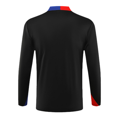 Barcelona Zipper Sweatshirt Kit(Top+Pants) 2024/25