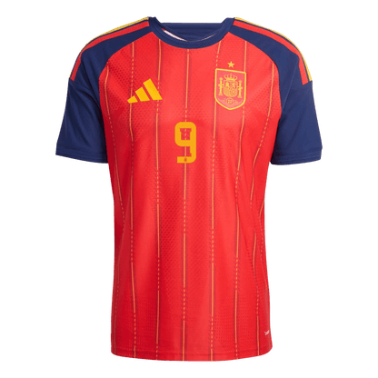 Authentic GAVI	 #9 Spain Home Soccer Jersey 2026