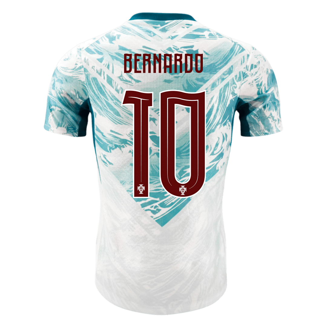 Authentic BERNARDO #10 Portugal Away Soccer Jersey 2026