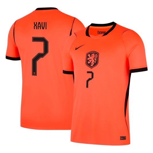 XAVI #7 Netherlands Home Football Shirt World Cup 2026 Orange