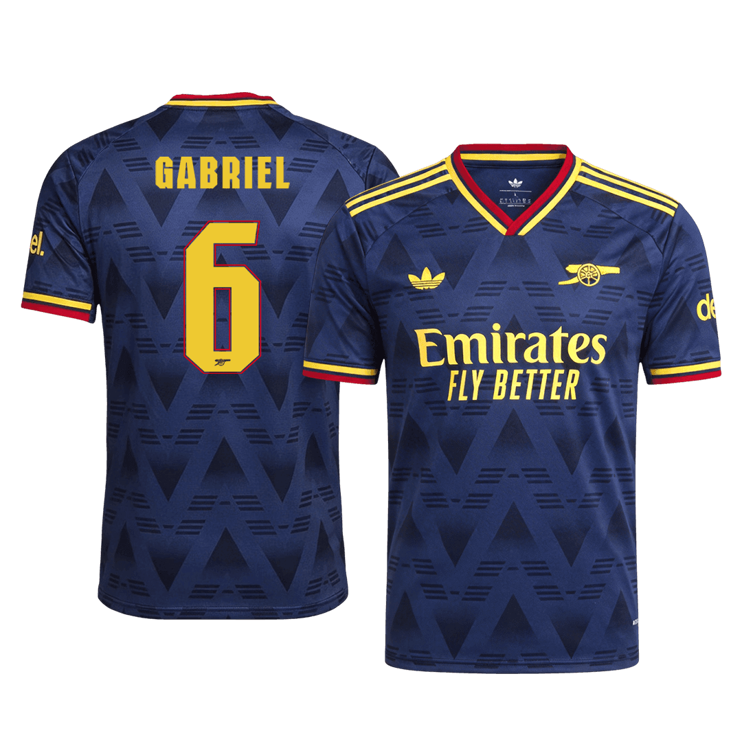 Authentic GABRIEL #6 Arsenal Away Soccer Jersey 2026/27
