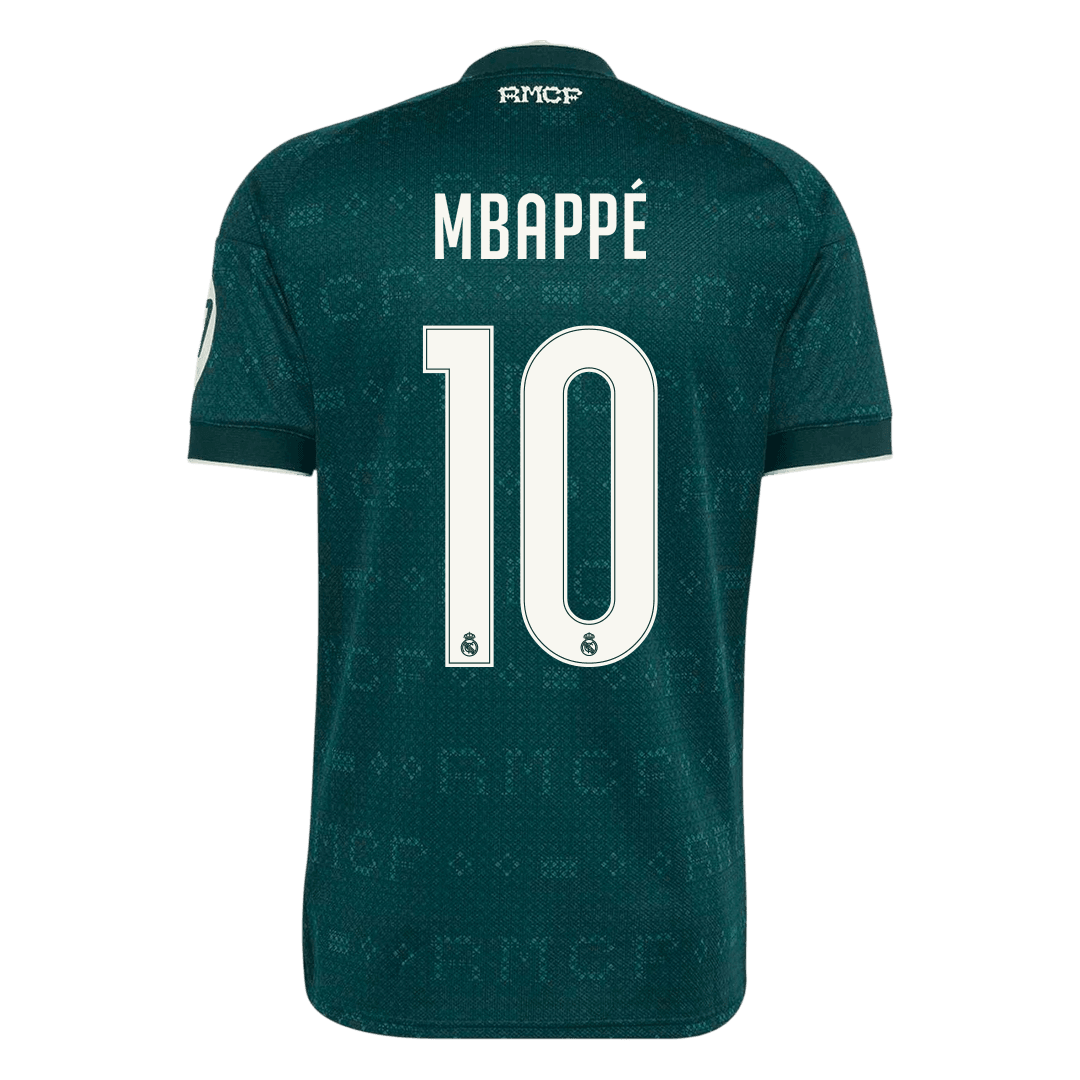 MBAPPÉ #10 Real Madrid Away Football Jersey 2026/27 Green - image 3