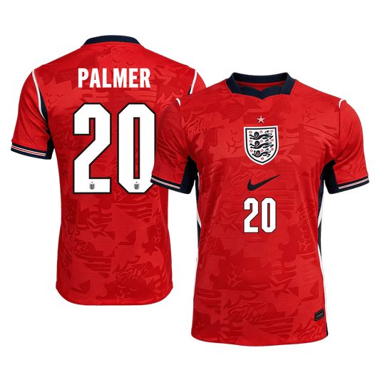 PALMER #20 England Away Soccer Jersey World Cup 2026 Red
