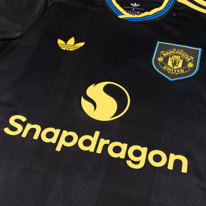 MOUNT #7 Manchester United Third Away Soccer Jersey 2025/26 Black