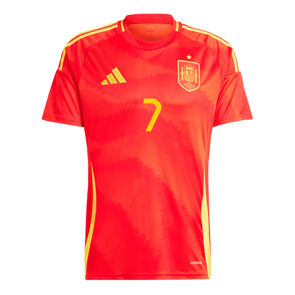 MORATA #7 Spain Home Soccer Jersey Euro 2024