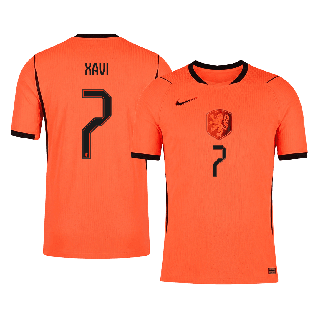 Authentic XAVI #7 Netherlands Home Soccer Jersey 2026
