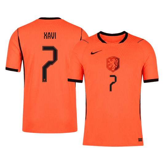Authentic XAVI #7 Netherlands Home Football Shirt 2026