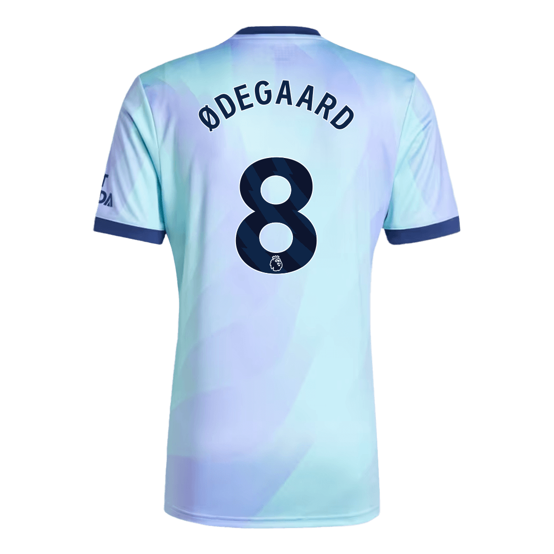 ØDEGAARD #8 Arsenal Third Away Football Shirt 2024/25 Football Kit UK