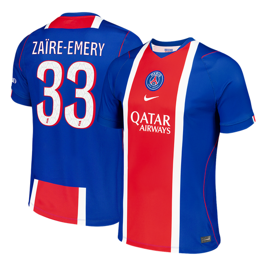 ZAÏRE-EMERY #33 Men Fan Version PSG Home Football Jersey 2026/27 Old Royal
