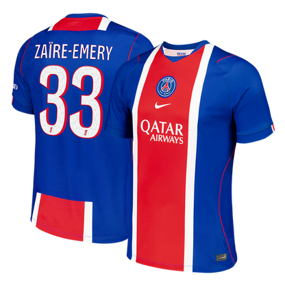 ZAÏRE-EMERY #33 Men Fan Version PSG Home Football Jersey 2026/27 Old Royal