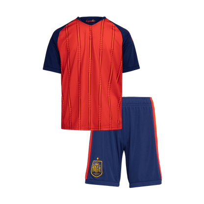 Kid's Spain Home Soccer Jersey Kit(Jersey+Shorts) 2026