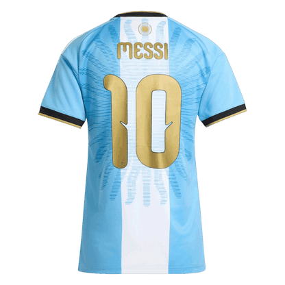 Messi #10 Women's Argentina x Messi Farewell Anniversary Soccer Jersey 2026 Blue&White