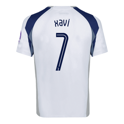 XAVI #7 Tottenham Hotspur Home Soccer Jersey 2025/26 White - UCL